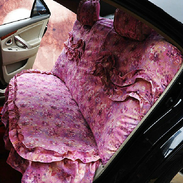 Universal Car Seat Covers Cotton seat covers - Purple EB001