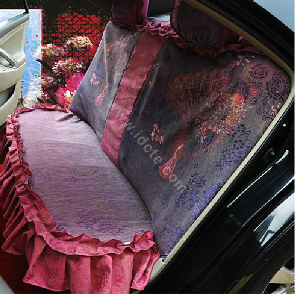 Universal Car Seat Covers Cotton seat covers - Purple