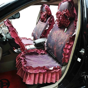 Universal Car Seat Covers Cotton seat covers - Purple