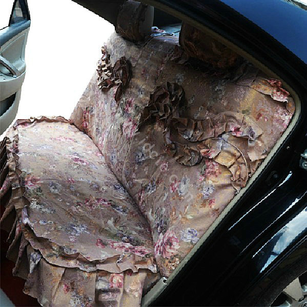 Universal Car Seat Covers Cotton seat covers - Yellow