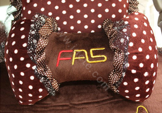 Fascinating Polka Dot Universal Car Seat Covers Plush fabrics - Espresso