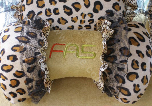 Leopard Fascinating Universal Car Seat Covers Plush fabrics - Brown