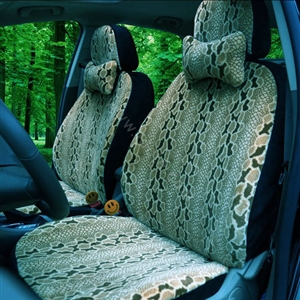 Auto Car Front Rear Seat Covers Cushion - Beige