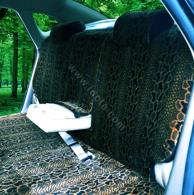 Auto Car Front Rear Seat Covers Cushion - Brown