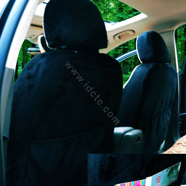 Auto Car Front Rear Seat Covers Cushion - Red