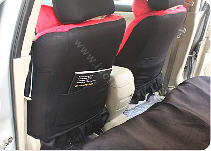 Monkey Fascinating Universal Car Seat Covers - Red