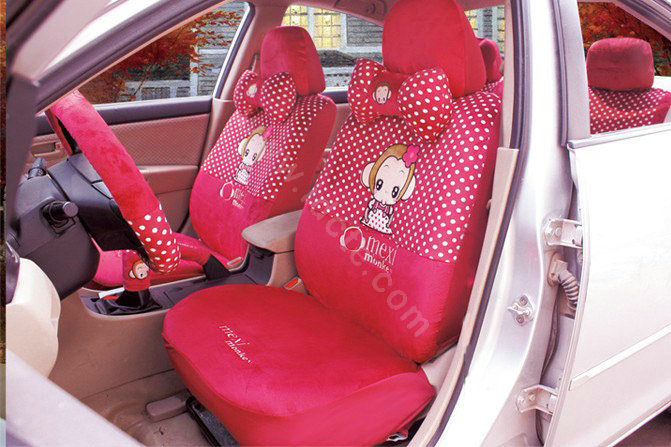 Monkey Fascinating Universal Car Seat Covers - Rose