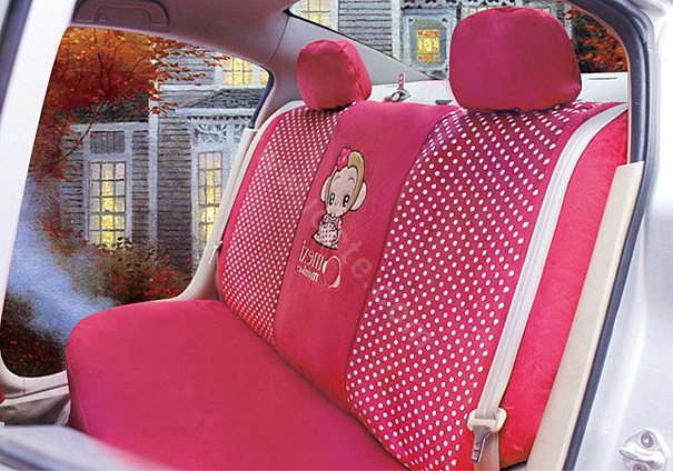 Monkey Fascinating Universal Car Seat Covers - Rose