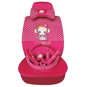 Monkey Fascinating Universal Car Seat Covers - Rose