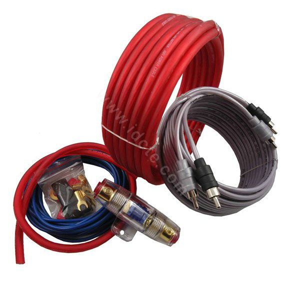 Car amplifier installation kit car speaker wire subwoofer amplifier connection speaker plug 5meter 10awg