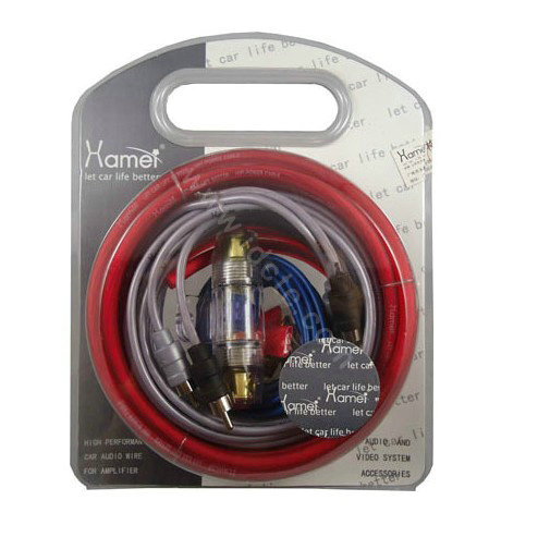 Car amplifier installation kit car speaker wire subwoofer amplifier connection speaker plug 5meter 10awg