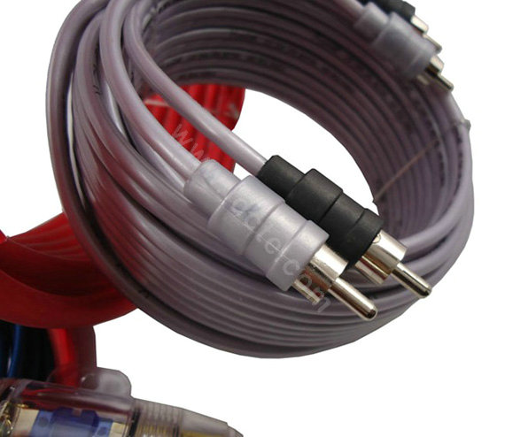 Car amplifier installation kit car speaker wire subwoofer amplifier connection speaker plug 5meter 10awg