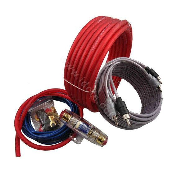 Car amplifier installation kit car speaker wire subwoofer amplifier connection speaker plug 5meter 6awg