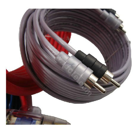 Car amplifier installation kit car speaker wire subwoofer amplifier connection speaker plug 5meter 6awg