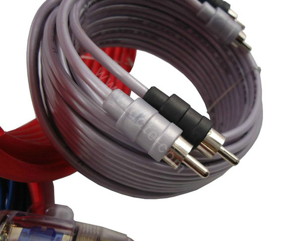 Car amplifier installation kit car speaker wire subwoofer amplifier connection speaker plug 5meter 8awg
