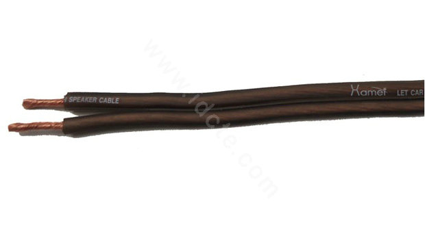 Car audio speaker wire 5meter 16 awg speaker wire - Brown