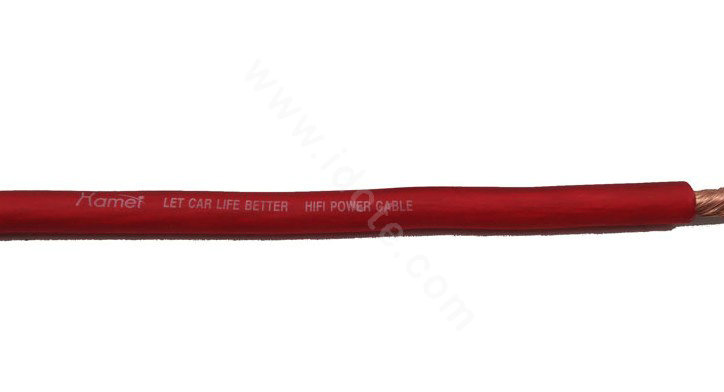 Car audio speaker wire 5meter 4 awg speaker wire - Red