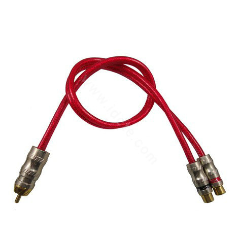 Car stereo audio cable signal line 0.5meter Pure copper audio cable