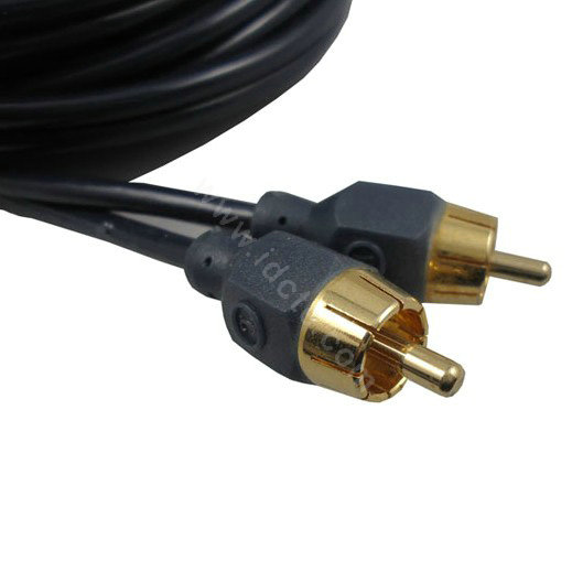 Car stereo audio cable signal line 5meter Pure copper foil audio cable
