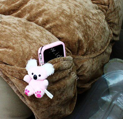 Car Seat Covers Cushion Winter Plush pads Leopard grain suede fabric Eiderdown - Brown