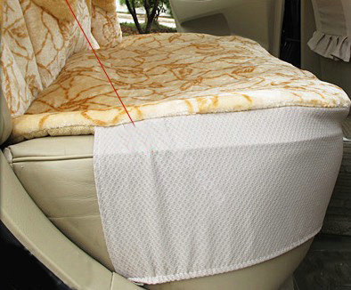 Winter Car Seat Covers Cushion Thicken Warm Plush pads Magnetic therapy - Brown