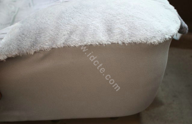 Karcle Winter Fleece Auto Seat Cushion Warm Plush Car Seat Covers - Gray