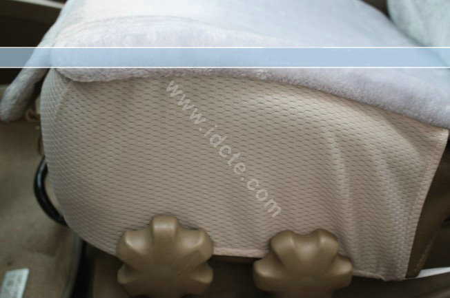 Winter Cute Panda Auto Seat Cushion Warm Plush Car Seat Covers - Gray