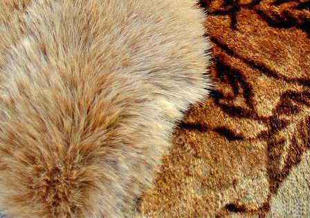 Winter Fleece Tiger Print grain Car Seat Cushion Warm Plush Auto Seat Covers - Brown