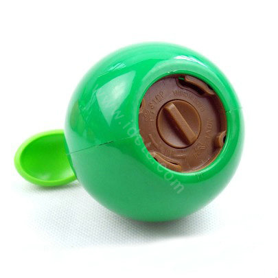 Flip Flap Solar apple Flower solar swinging flower solar toy gift car accessories - Green