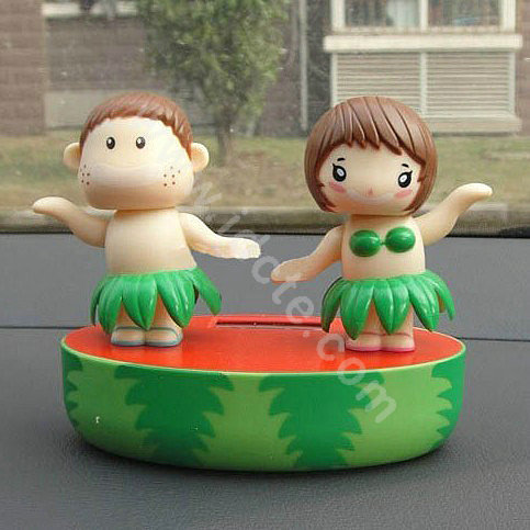 Cute Solar doll Shake head doll Solar hula shook his head doll Car decoration