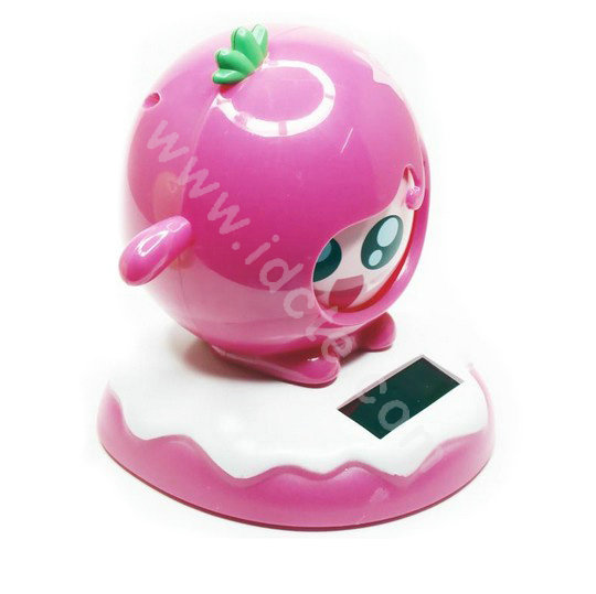 Shake his head doll Solar Face Change Doll Solar Doll Car decoration - Rose