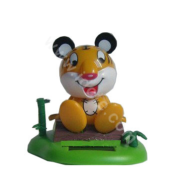 Shake his head doll Solar Little Tiger shake head doll Car decoration