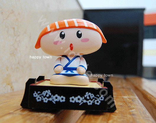 Solar Doll Shake his head doll Solar Sushi Taro Shake head Doll Car decoration