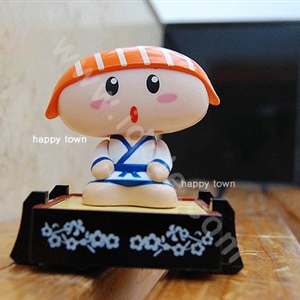 Solar Doll Shake his head doll Solar Sushi Taro Shake head Doll Car decoration