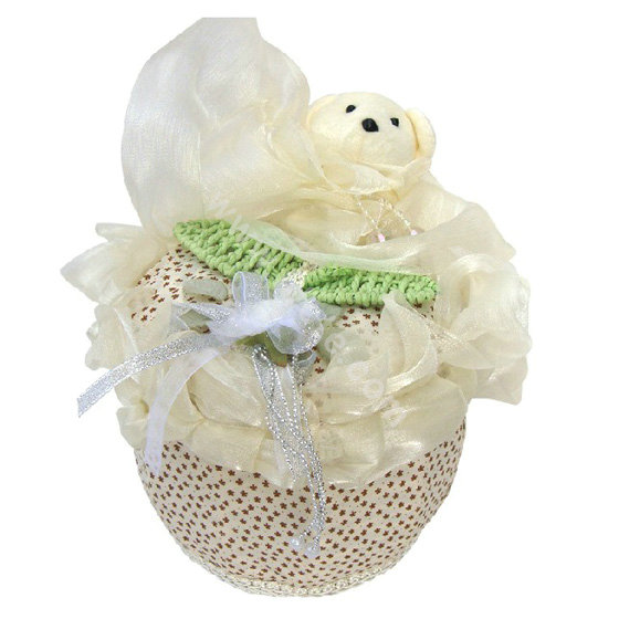 Car decoration Air purification Lace bamboo carbon bag insect-resistant mouldproof - Beige