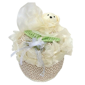 Car decoration Air purification Lace bamboo carbon bag insect-resistant mouldproof - Beige