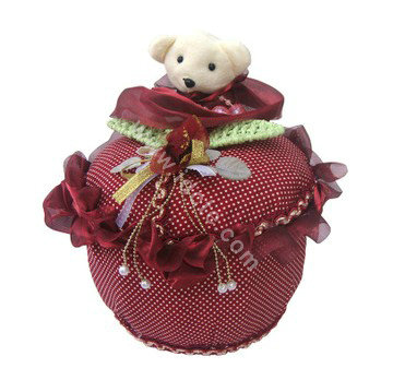 Car decoration Air purification Lace bamboo carbon bag insect-resistant mouldproof - Red