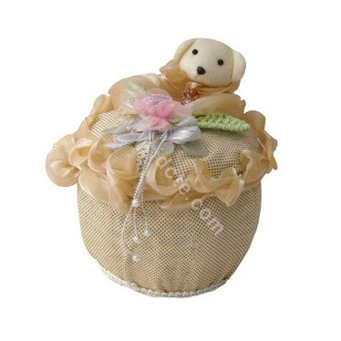 Car decoration Air purification Lace bamboo carbon bag insect-resistant mouldproof - Yellow