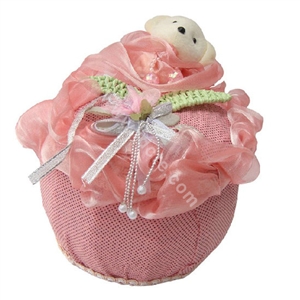 Car decoration Air purification Lace bamboo carbon bag mouldproof insect-resistant - Red