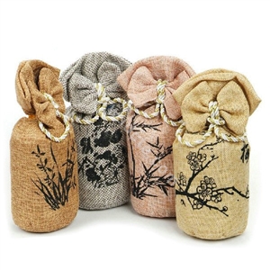 Car decoration Radiation in addition to taste charcoal purify the air bag bamboo carbon - Brown