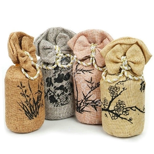 Car decoration Radiation in addition to taste charcoal purify the air bag bamboo carbon - Pink