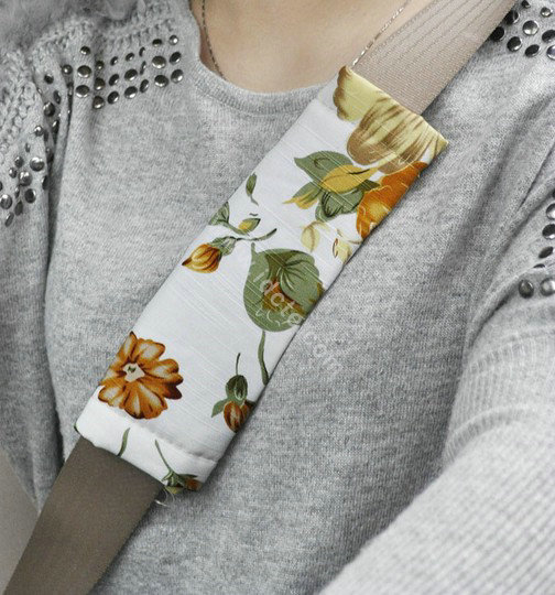 OULILAI Bowknot Universal Auto Car Seat Cover Set 19pcs ice silk - Beige