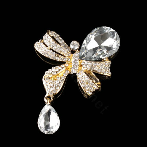 Bling Bowknot Alloy Crystal Rhinestone DIY Phone Case Cover Deco Den Kit - White