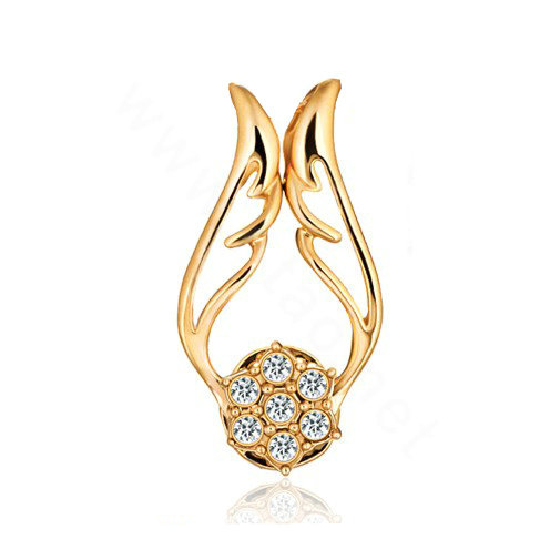 Bling Angel wing Alloy Crystal Rhinestone DIY Phone Case Cover Deco Kit - Gold