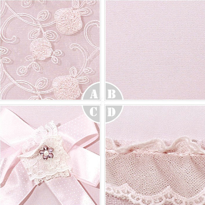 VV 3D satins flower lace Custom Auto Car Seat Cover Set - Pink