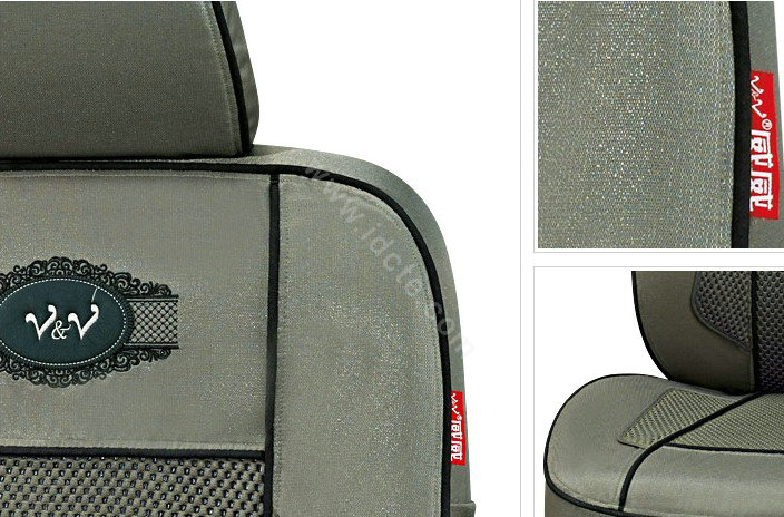 VV Lyocell mesh Custom Auto Car Seat Cover Set - Dark green
