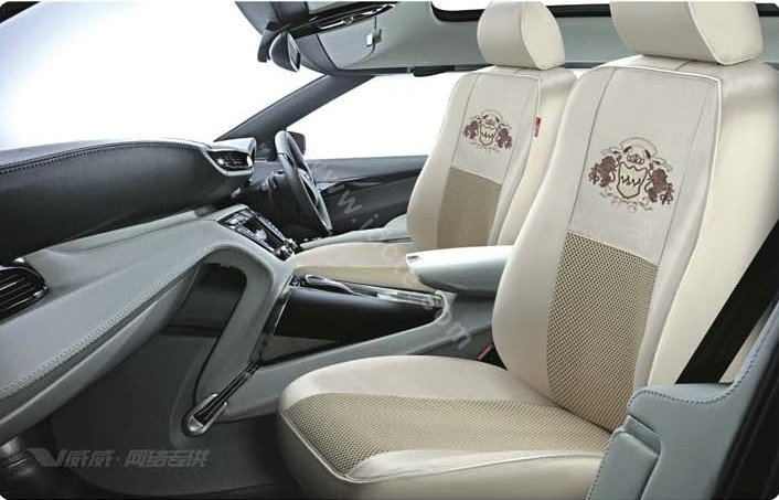 VV Menes mesh Custom Auto Car Seat Cover Set - Beige