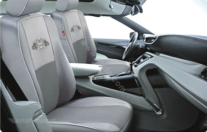 VV Menes mesh Custom Auto Car Seat Cover Set - Gray