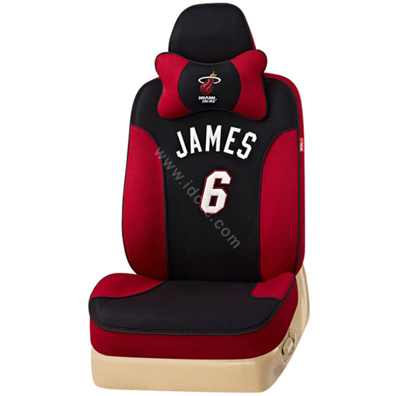 VV Sports mesh Custom Auto Car Seat Cover Set - Black Red