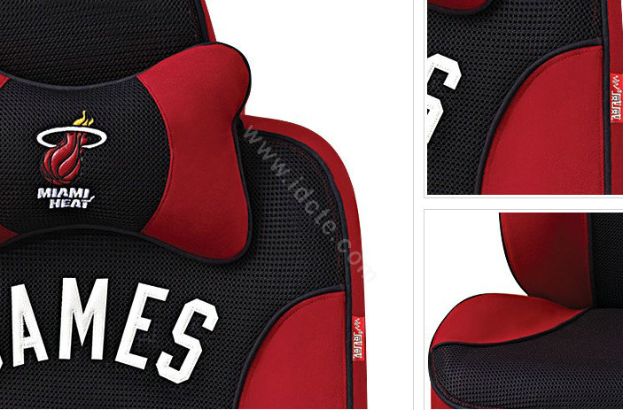 VV Sports mesh Custom Auto Car Seat Cover Set - Black Red